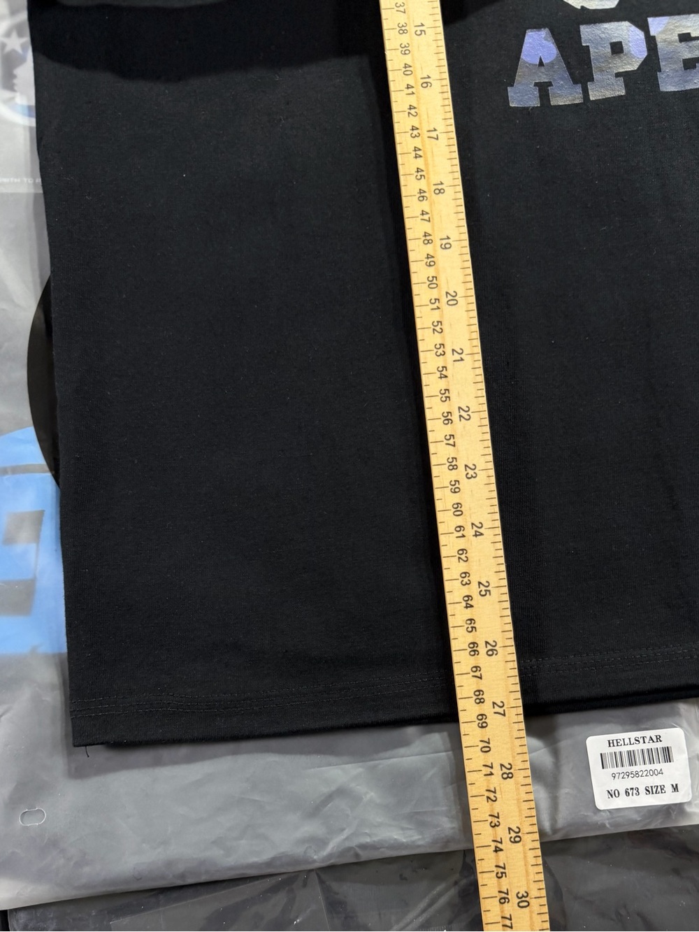 BAPE A Bathing Ape Check By Bathing Tee ‘White’ - Picture 3 of 9